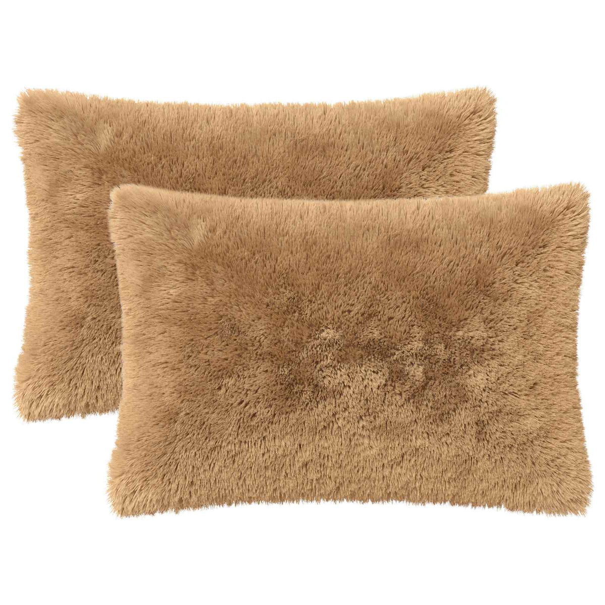 Pudebetræk 2 pcs HEERLEN Gråbrun 50 x 75 cm PV Fleece