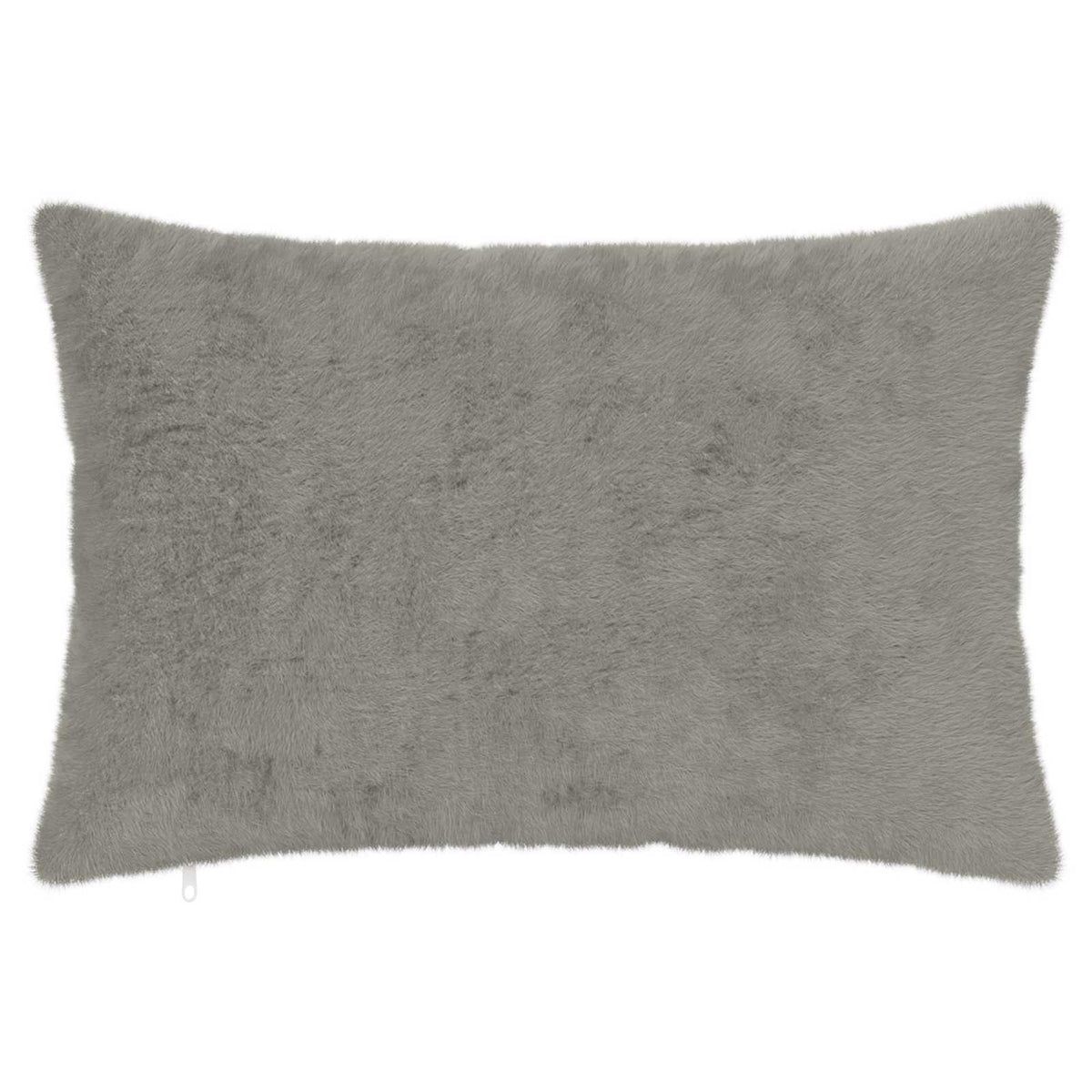Pudebetræk 2 stk. HEERLEN Lysegrå 50 x 75 cm Faux Kanin Pels