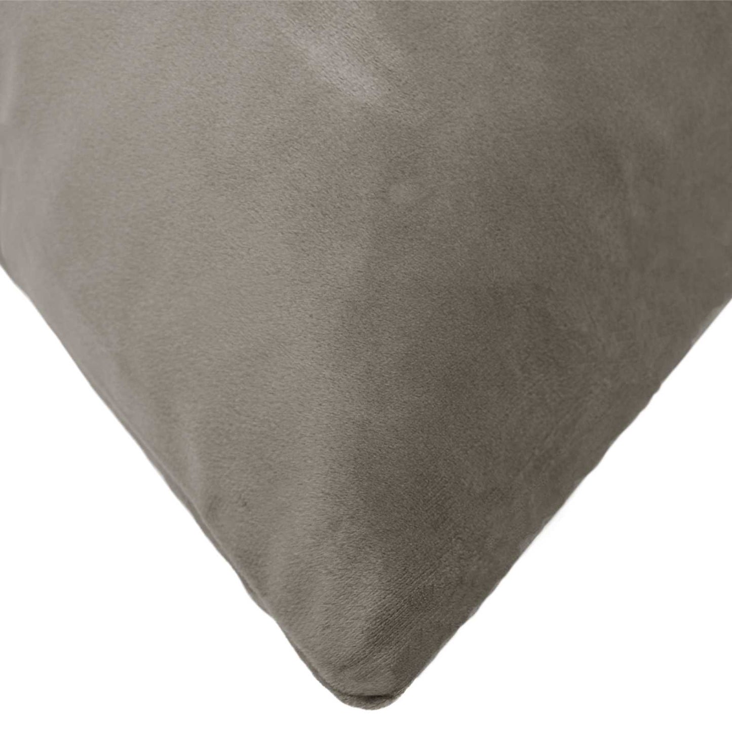 Pudebetræk 6 pcs HEERLEN Lysegrå 50 x 80 cm Fløjl