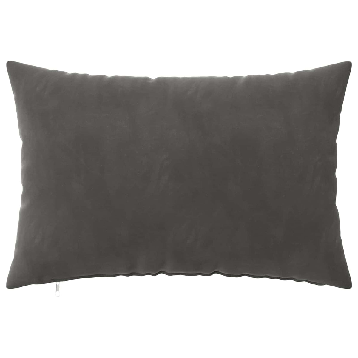 Pudebetræk 6 pcs HEERLEN Mørkegrå 50 x 80 cm Fløjl