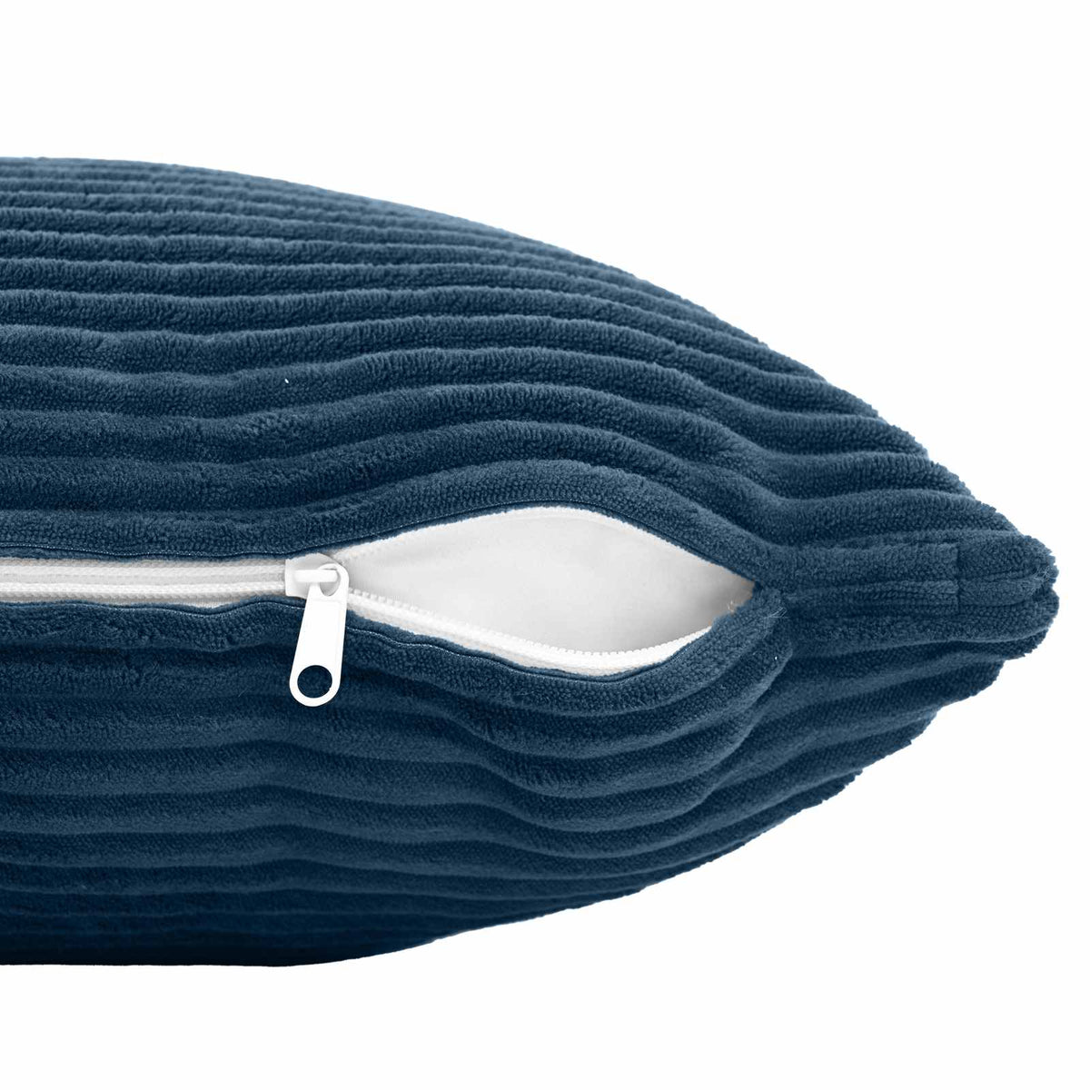 Pudebetræk 2 pcs HEERLEN Mørkeblå 50 x 80 cm cordfløjl