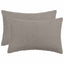Pudebetræk 2 pcs HEERLEN Lysegrå 50 x 80 cm Bouclé