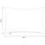 Pudebetræk 6 pcs HEERLEN Lyserød 50 x 80 cm Bouclé