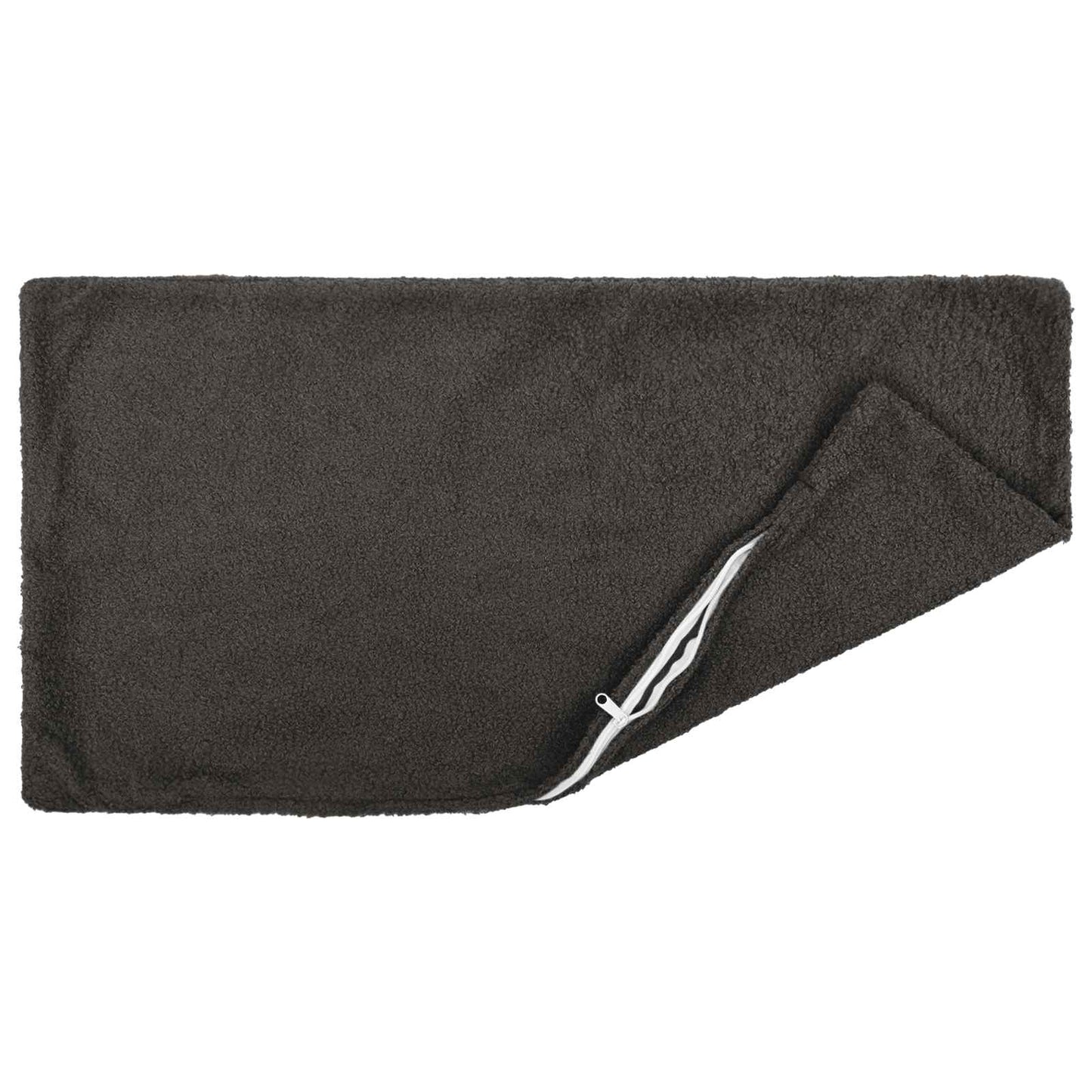 Pudebetræk 6 pcs HEERLEN Mørkegrå 50 x 80 cm Bouclé