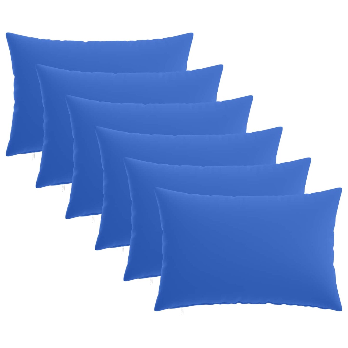 Pudebetræk 6 pcs HEERLEN Kongelig blå 50 x 80 cm Polyester