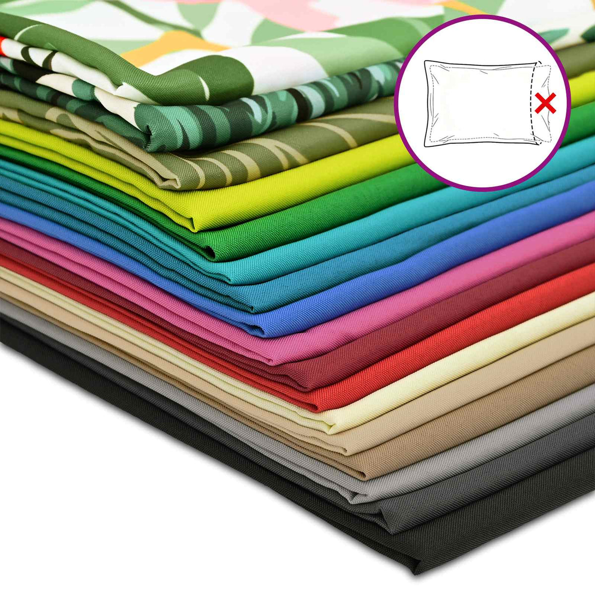 Pudebetræk 2 pcs HEERLEN Bladmønster 50 x 80 cm Polyester
