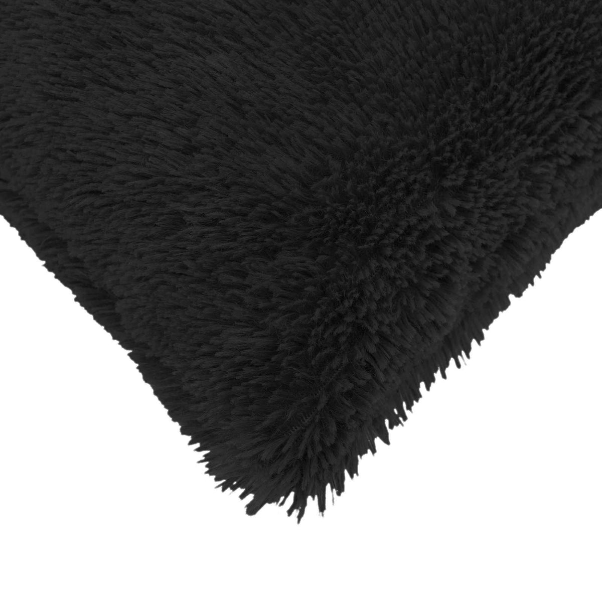 Pudebetræk 2 pcs HEERLEN Sort 50 x 80 cm PV Fleece