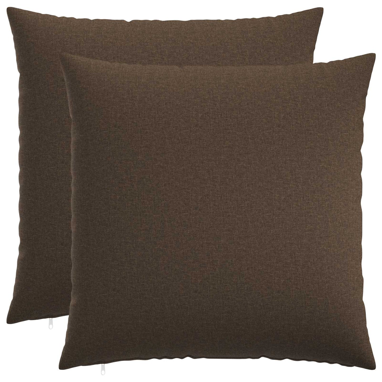 Pudebetræk 2 stk. HEERLEN Gråbrun 55 x 55 cm Stof
