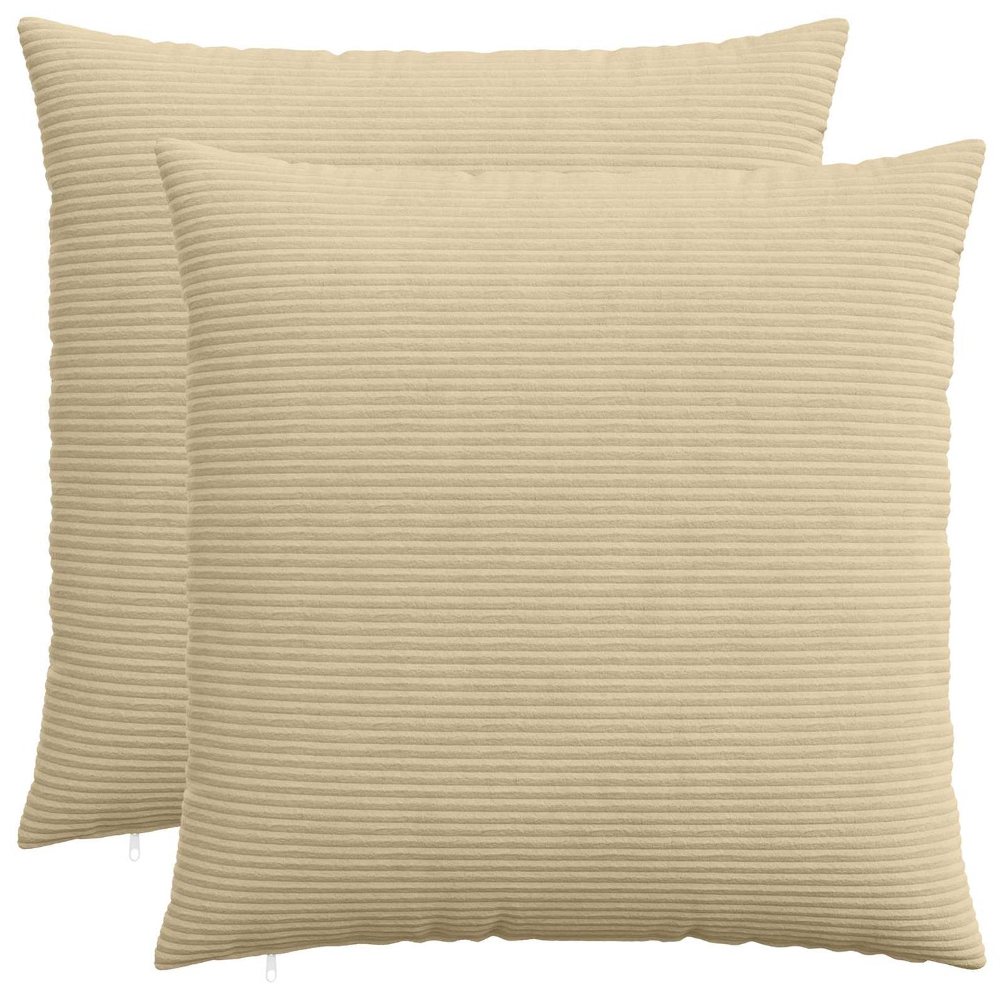 Pudebetræk 2 pcs HEERLEN Grøn Grå 55 x 55 cm cordfløjl