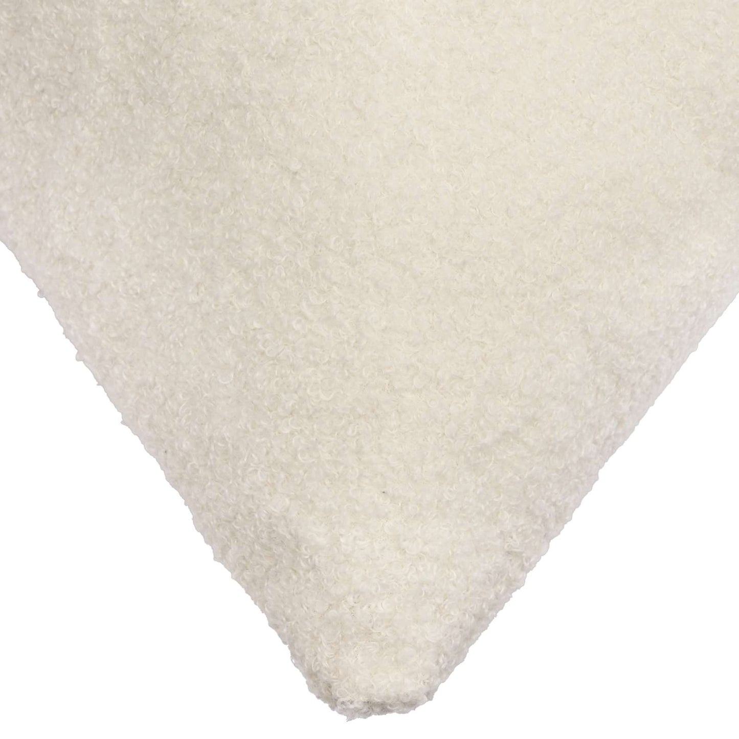 Pudebetræk 6 pcs HEERLEN Cremefarvet 55 x 55 cm Bouclé