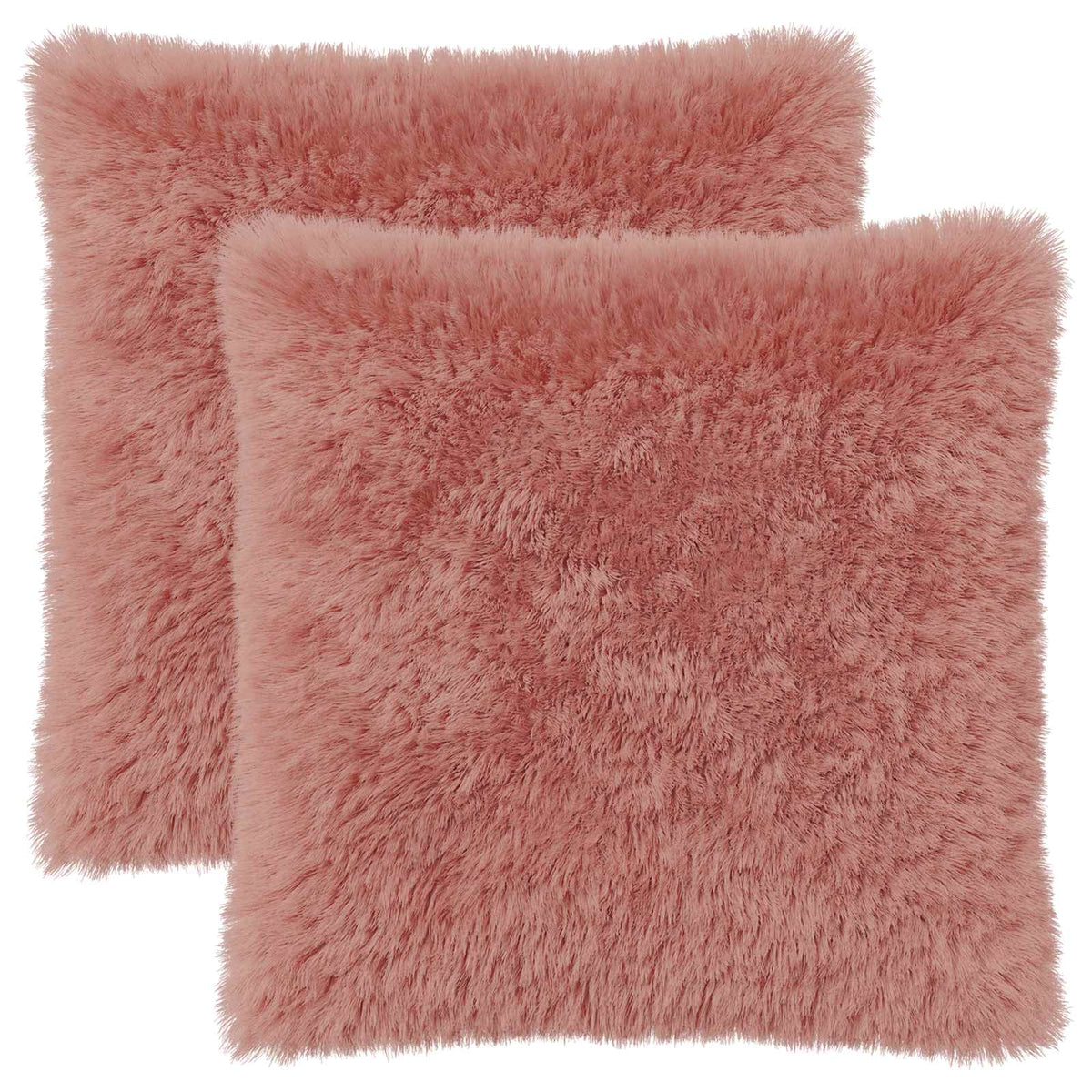 Pudebetræk 2 pcs HEERLEN Lyserød 55 x 55 cm PV Fleece