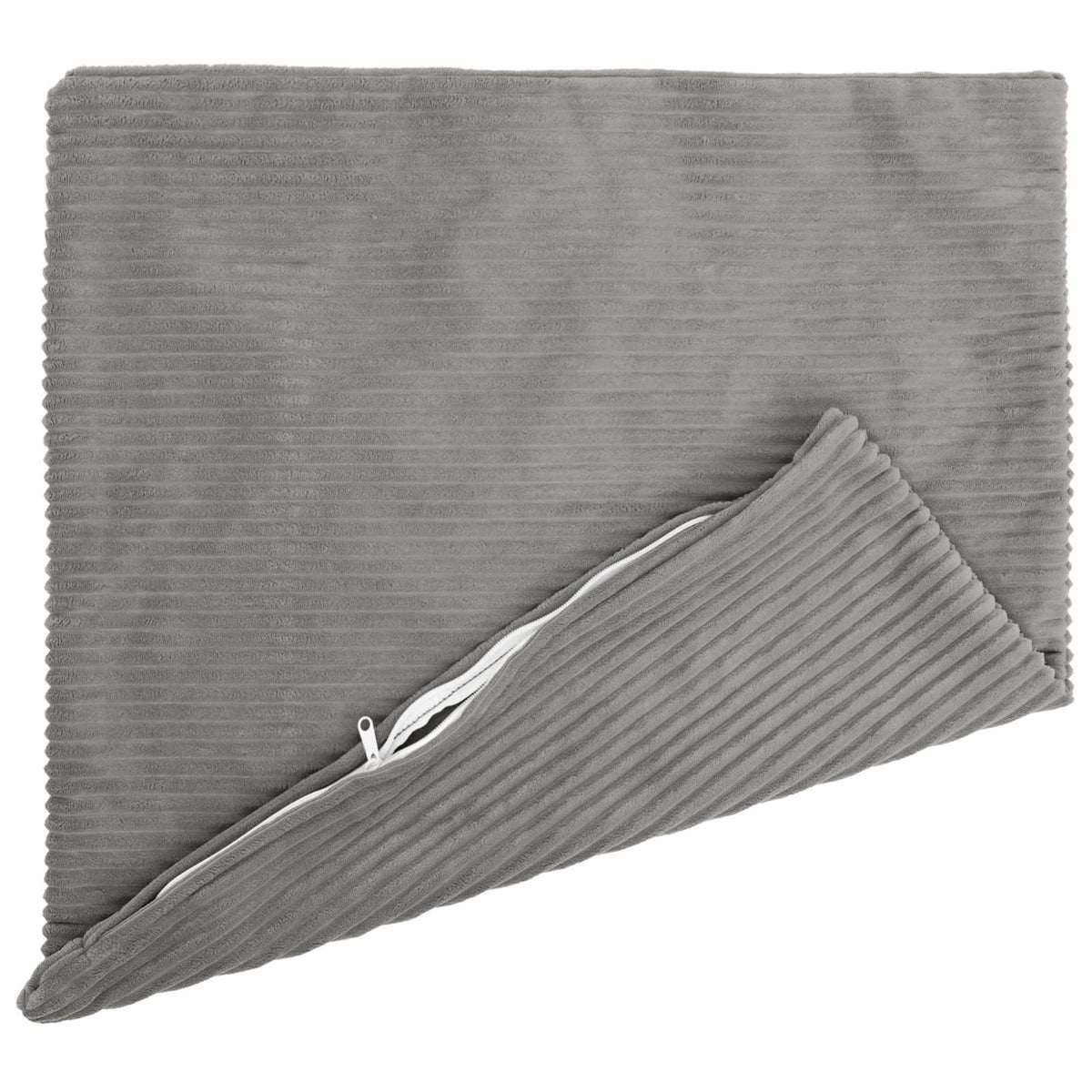 Pudebetræk 6 pcs HEERLEN Lysegrå 60 x 60 cm cordfløjl