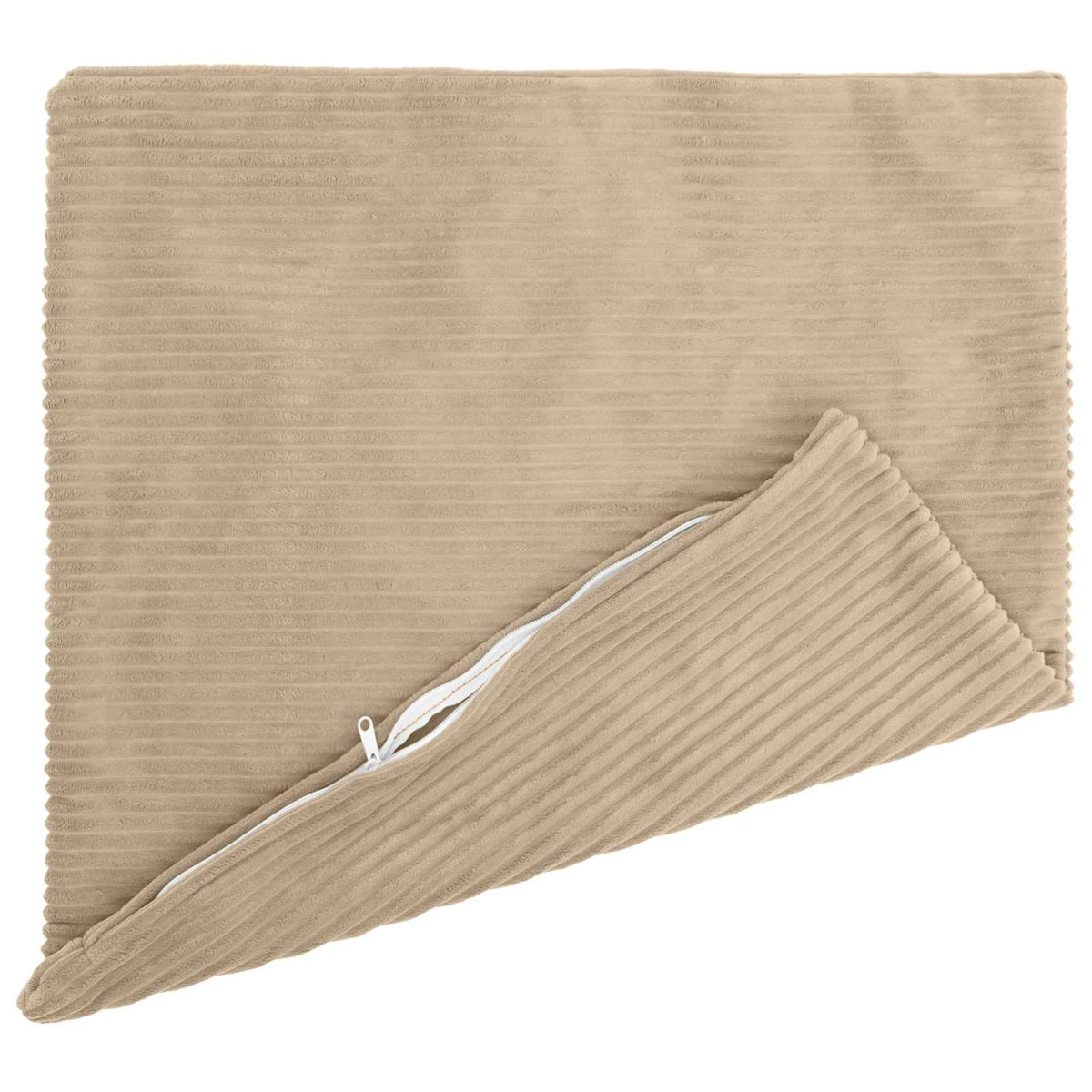 Pudebetræk 2 pcs HEERLEN Gråbrun 60 x 60 cm cordfløjl