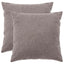 Pudebetræk 2 pcs HEERLEN Lysegrå 60 x 60 cm Bouclé