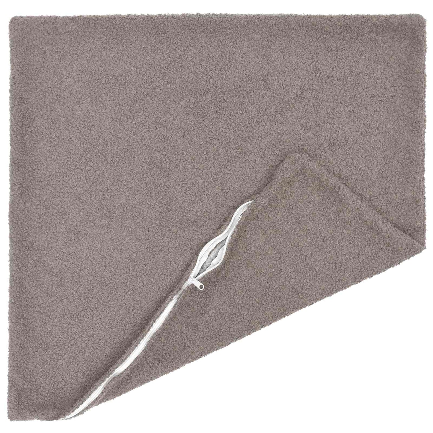 Pudebetræk 6 pcs HEERLEN Lysegrå 60 x 60 cm Bouclé