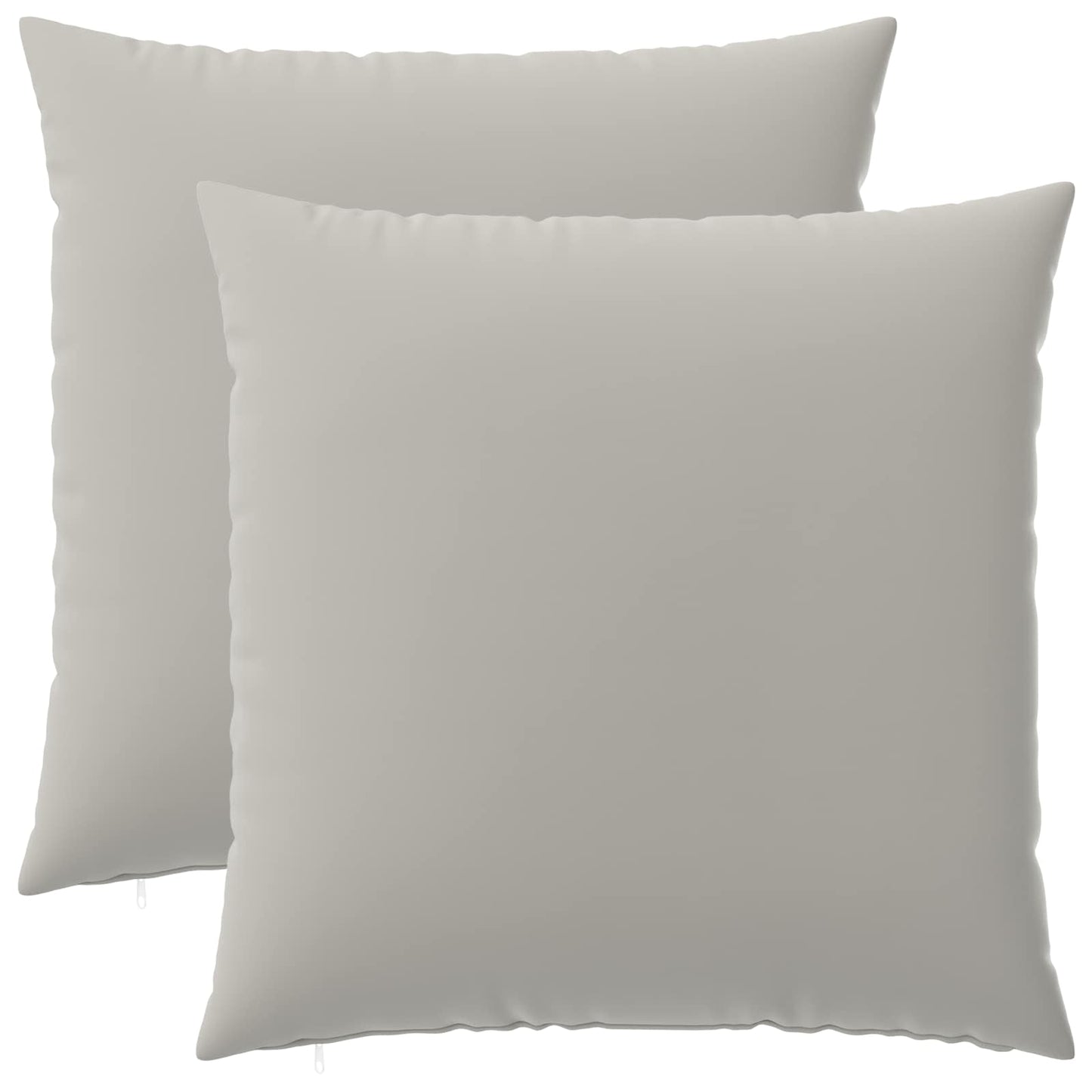 Pudebetræk 2 pcs HEERLEN Grå 60 x 60 cm Polyester