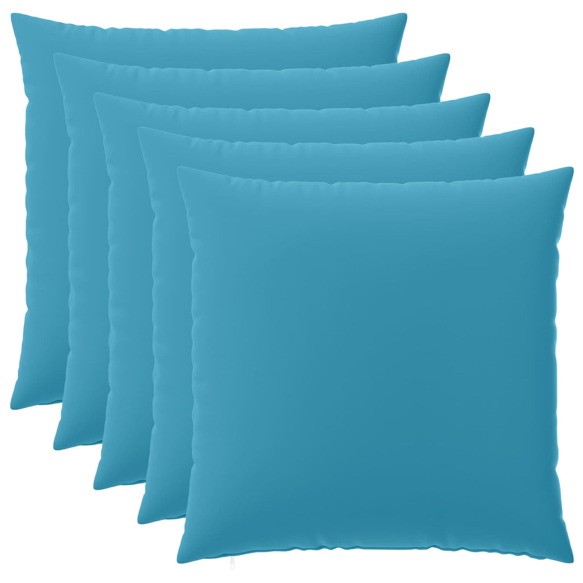 Pudebetræk 6 pcs HEERLEN Lyseblå 60 x 60 cm Polyester
