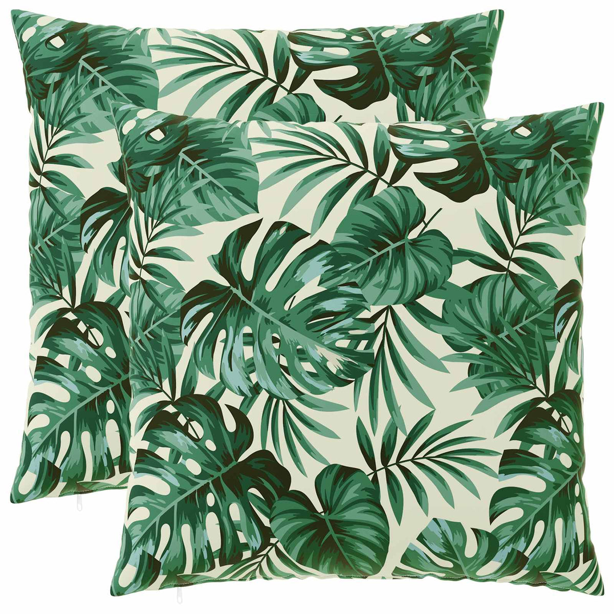 Pudebetræk 2 pcs HEERLEN Bladmønster 60 x 60 cm Polyester