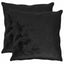 Pudebetræk 2 pcs HEERLEN Sort 60 x 60 cm Flannel