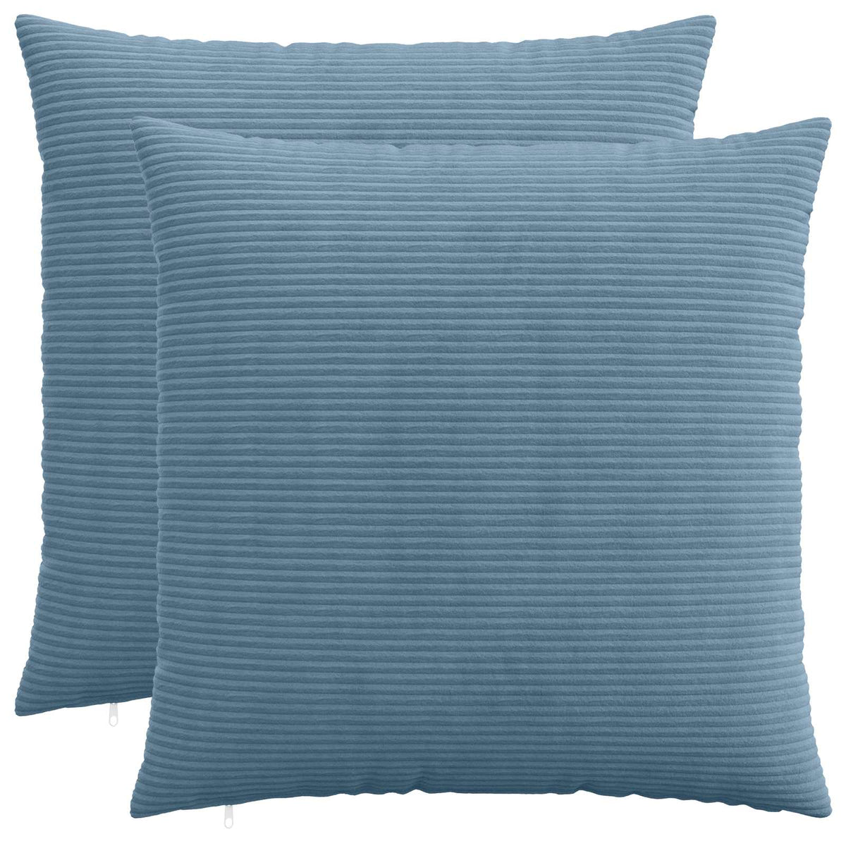 Pudebetræk 2 pcs HEERLEN Blå 65 x 65 cm cordfløjl