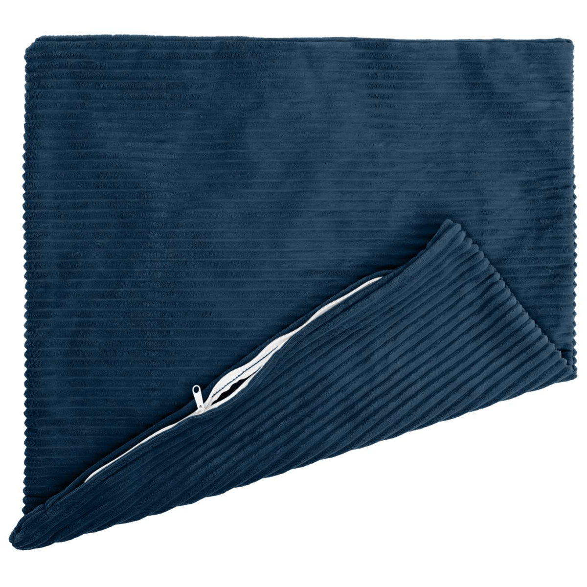 Pudebetræk 2 pcs HEERLEN Mørkeblå 65 x 65 cm cordfløjl