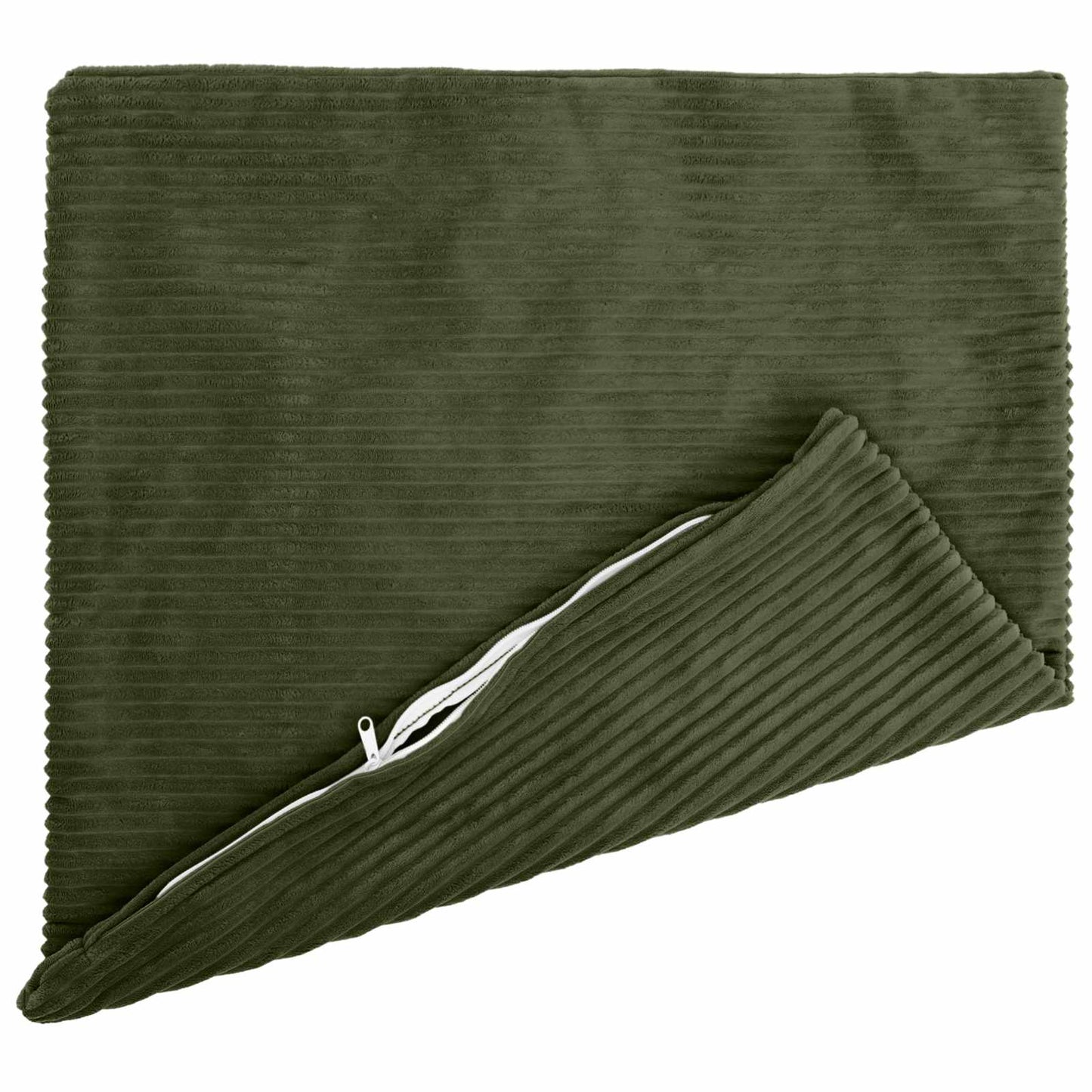 Pudebetræk 6 pcs HEERLEN Grøn 65 x 65 cm cordfløjl