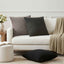 Pudebetræk 6 pcs HEERLEN Mørkegrå 65 x 65 cm Bouclé