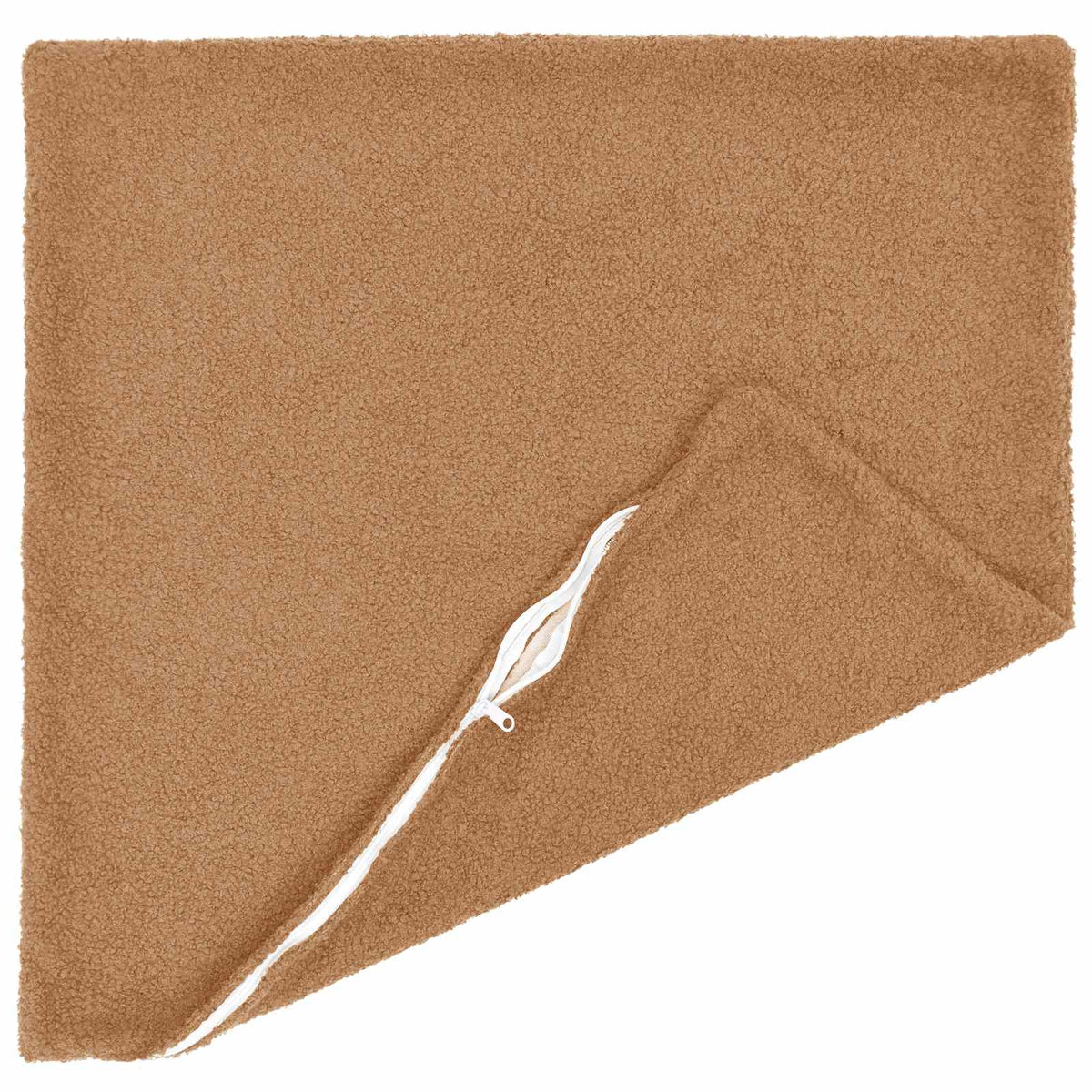 Pudebetræk 6 pcs HEERLEN Beige 65 x 65 cm Bouclé