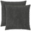 Pudebetræk 2 pcs HEERLEN Antracit 65 x 65 cm Mikrofiber Fleece