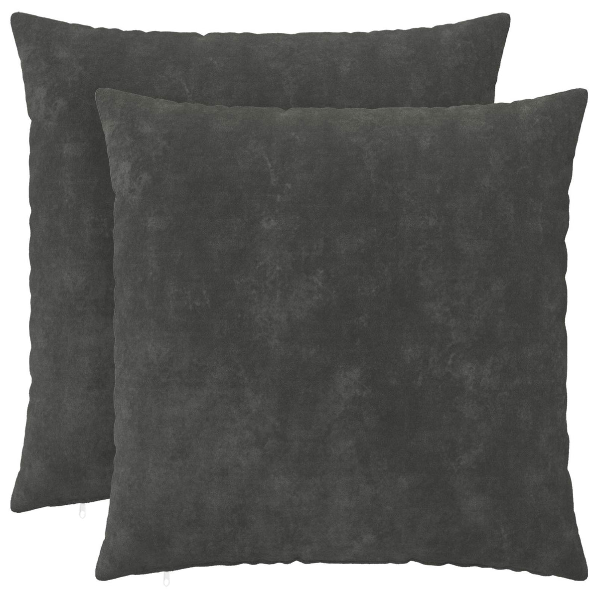 Pudebetræk 2 pcs HEERLEN Antracit 65 x 65 cm Mikrofiber Fleece