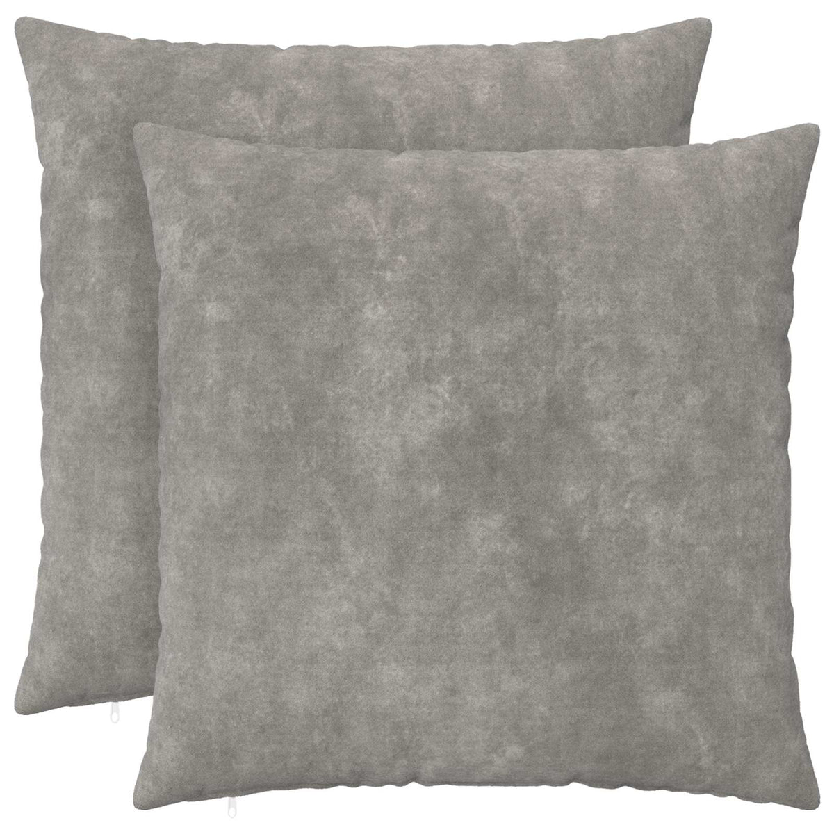 Pudebetræk 2 pcs HEERLEN Lysegrå 65 x 65 cm Mikrofiber Fleece