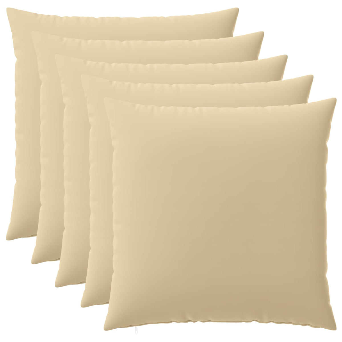 Pudebetræk 6 stk. HEERLEN Beige 65 x 65 cm Polyester