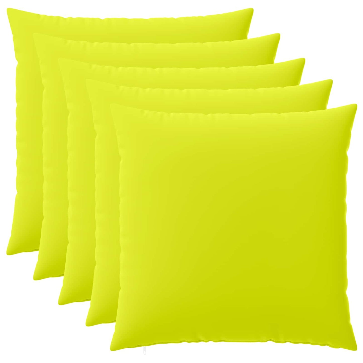 Pudebetræk 6 pcs HEERLEN Lys grøn 65 x 65 cm Polyester