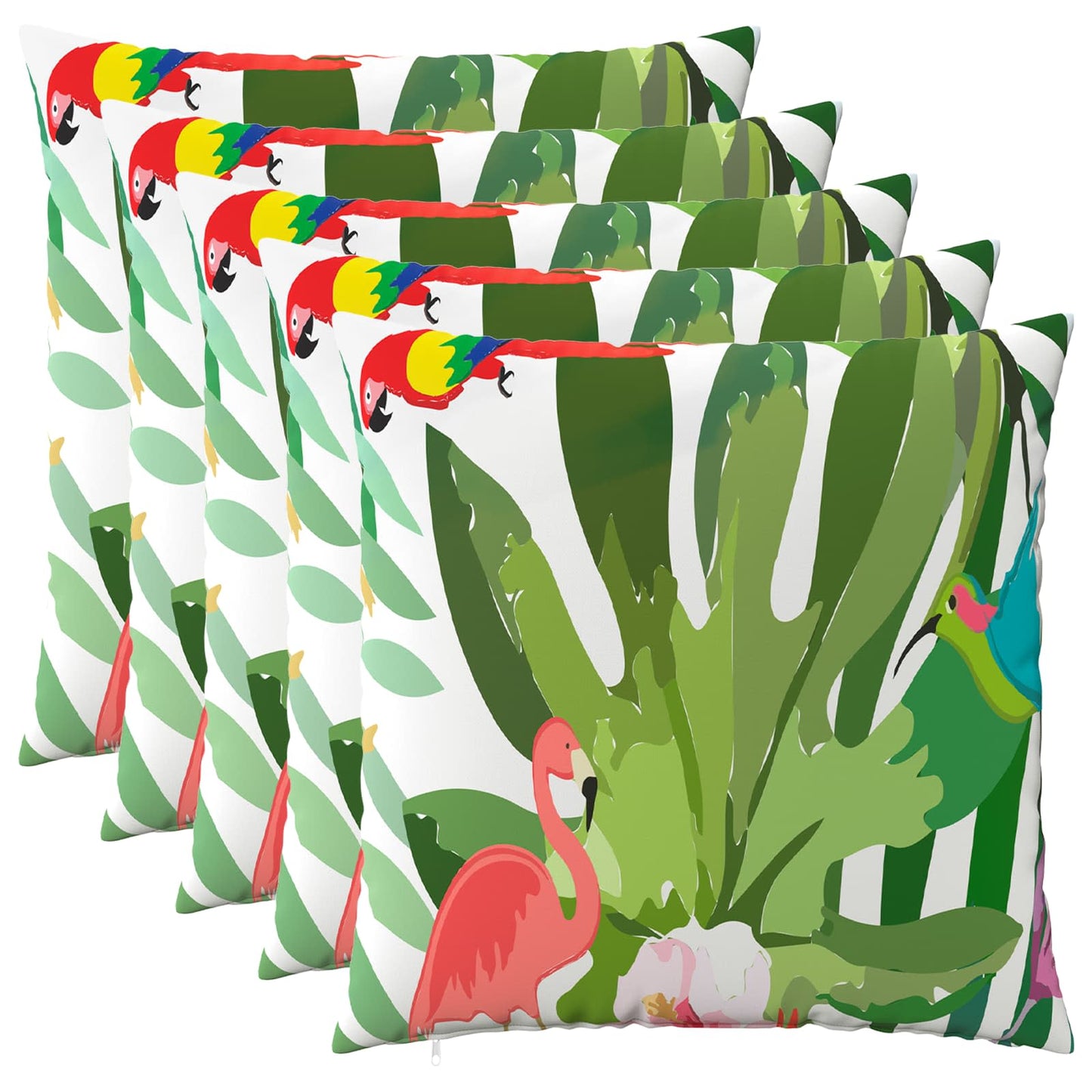 Pudebetræk 6 pcs HEERLEN Flerfarvet 65 x 65 cm Polyester