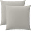 Pudebetræk 2 pcs HEERLEN Grå 65 x 65 cm Polyester
