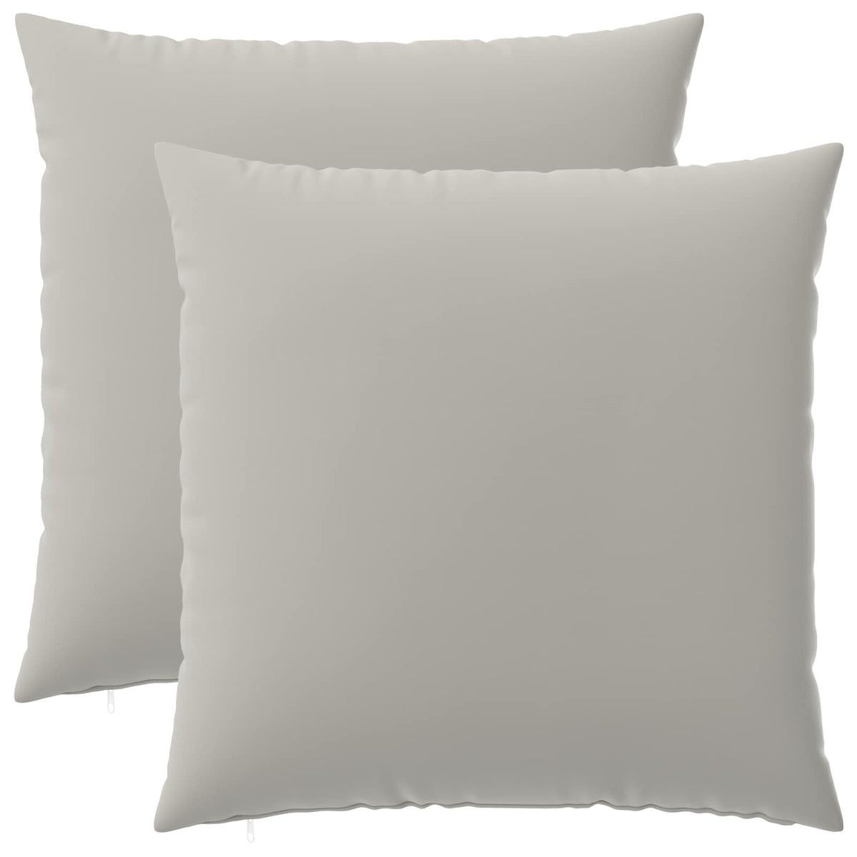 Pudebetræk 2 pcs HEERLEN Grå 65 x 65 cm Polyester