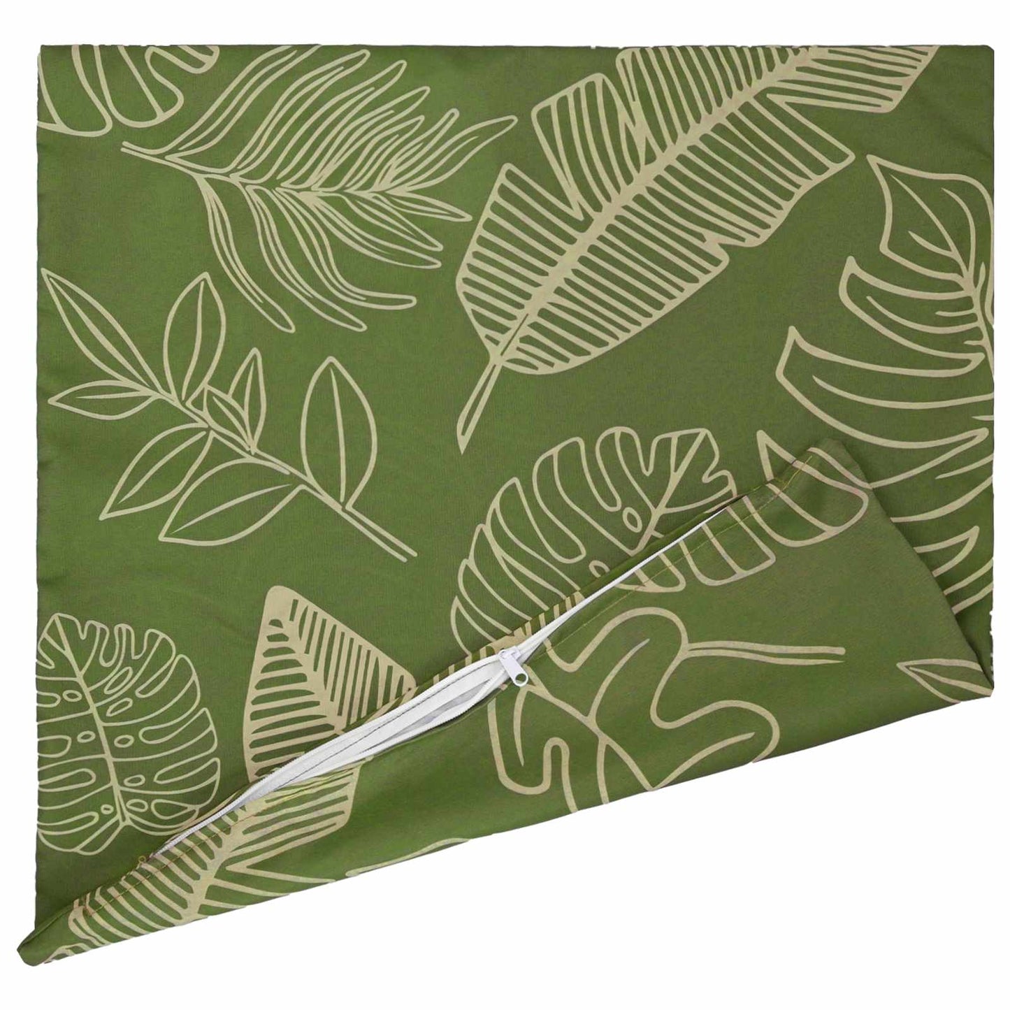 Pudebetræk 6 pcs HEERLEN Bladdesign 65 x 65 cm Polyester