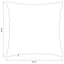 Pudebetræk 2 pcs HEERLEN Sort 65 x 65 cm Flannel