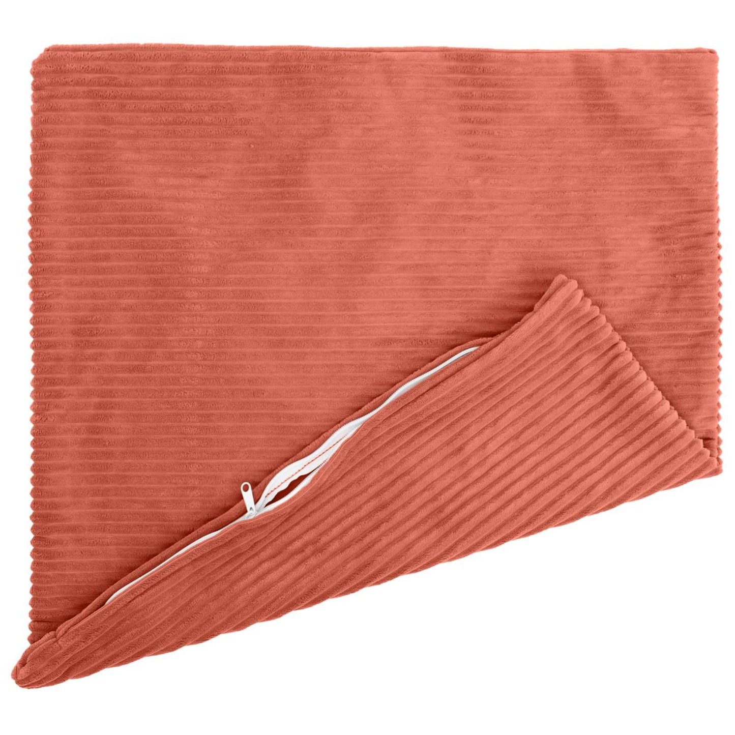 Pudebetræk 2 pcs HEERLEN Rød orange 70 x 70 cm cordfløjl