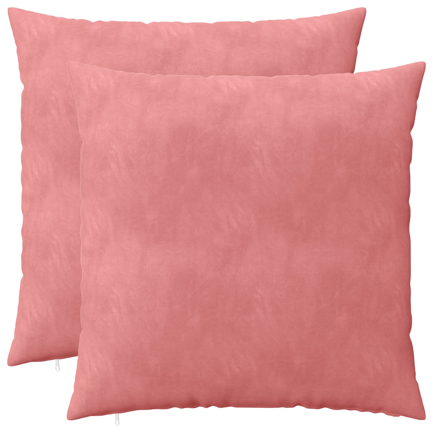 Pudebetræk 2 pcs HEERLEN Lyserød 80 x 80 cm Fløjl