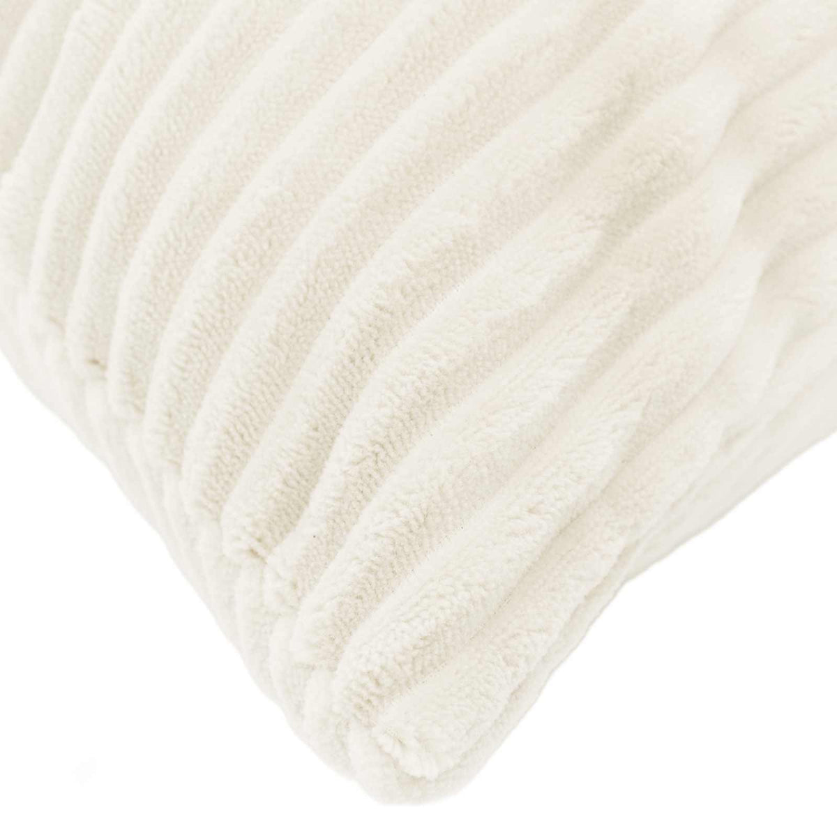 Pudebetræk 2 pcs HEERLEN Cremefarvet 80 x 80 cm cordfløjl