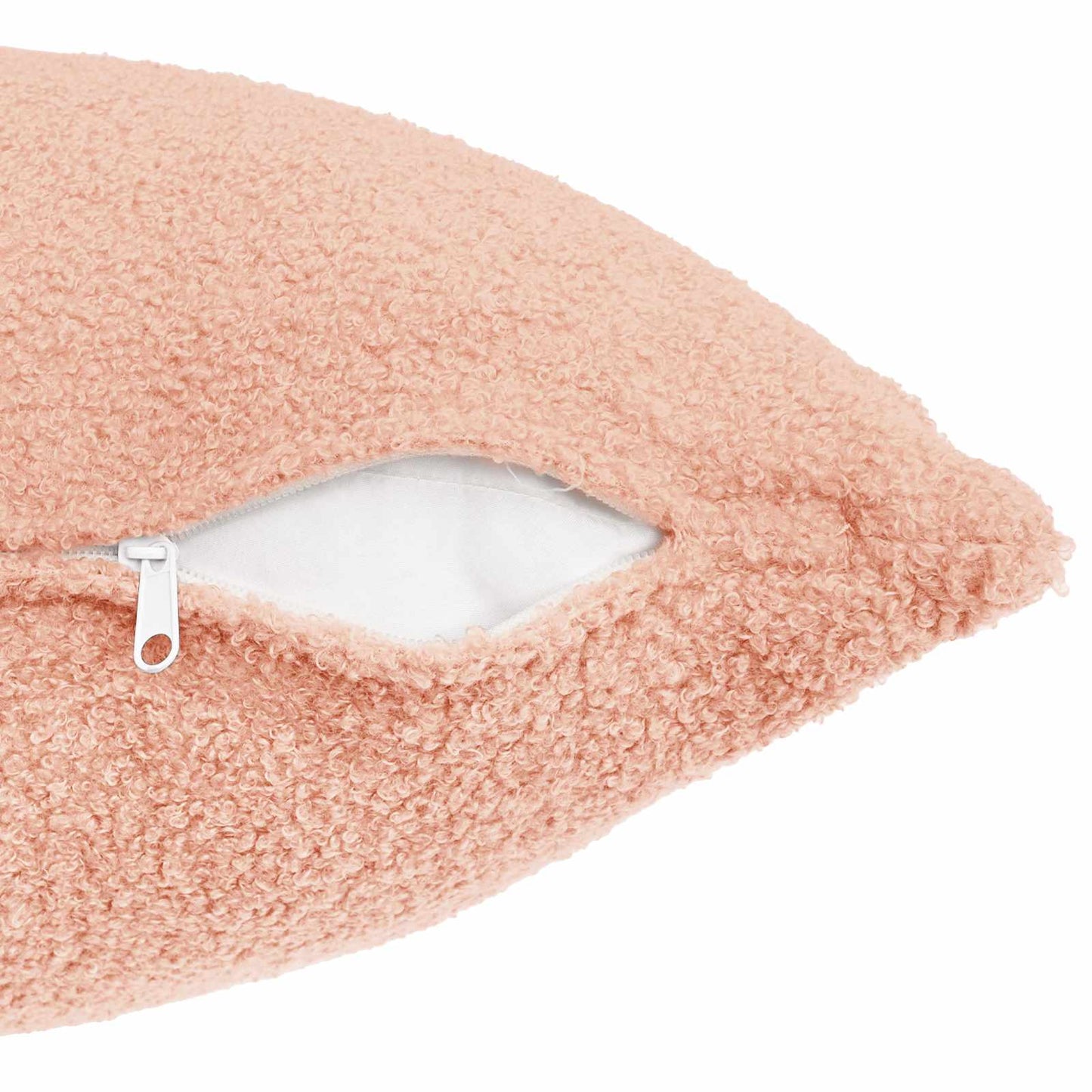 Pudebetræk 6 pcs HEERLEN Lyserød 80 x 80 cm Bouclé