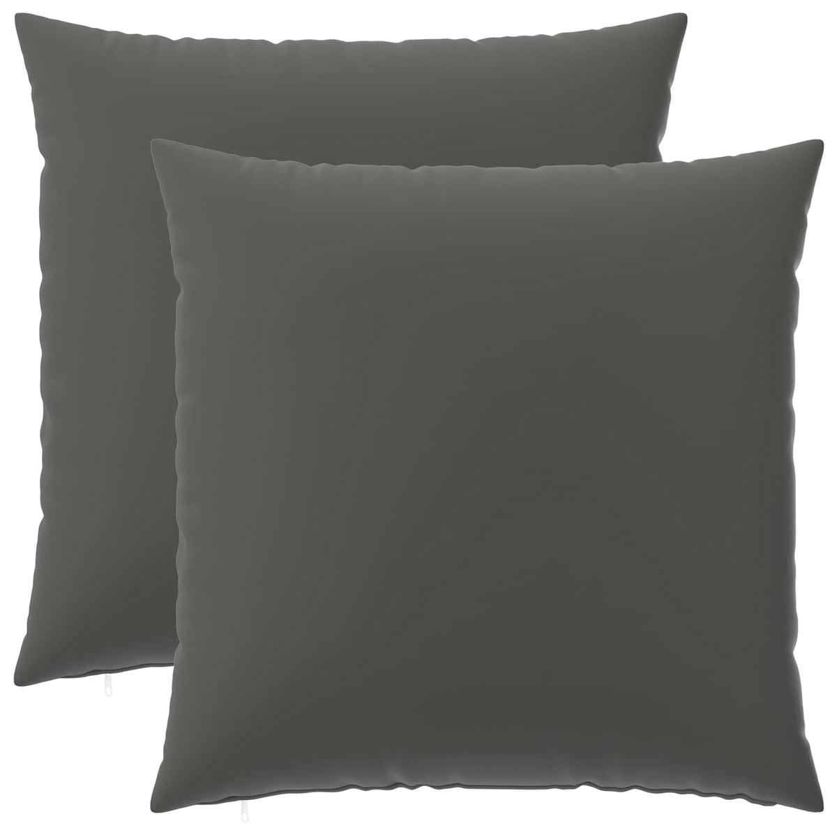Pudebetræk 2 pcs HEERLEN Antracit 80 x 80 cm Polyester