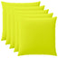 Pudebetræk 6 pcs HEERLEN Lys grøn 80 x 80 cm Polyester