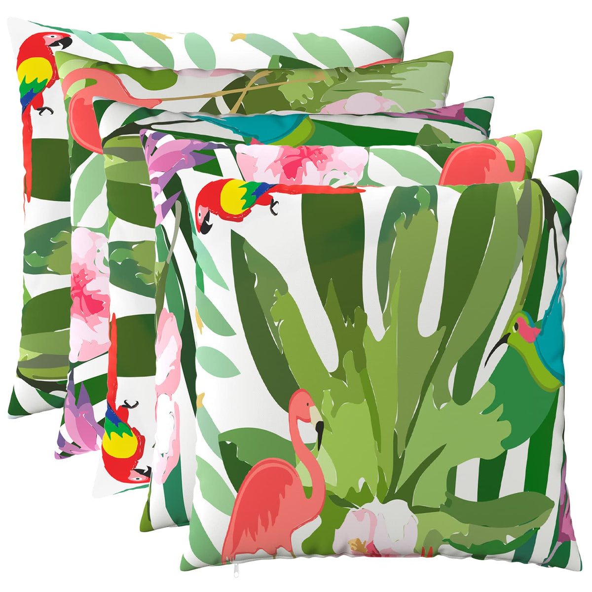 Pudebetræk 6 pcs HEERLEN Flerfarvet 80 x 80 cm Polyester