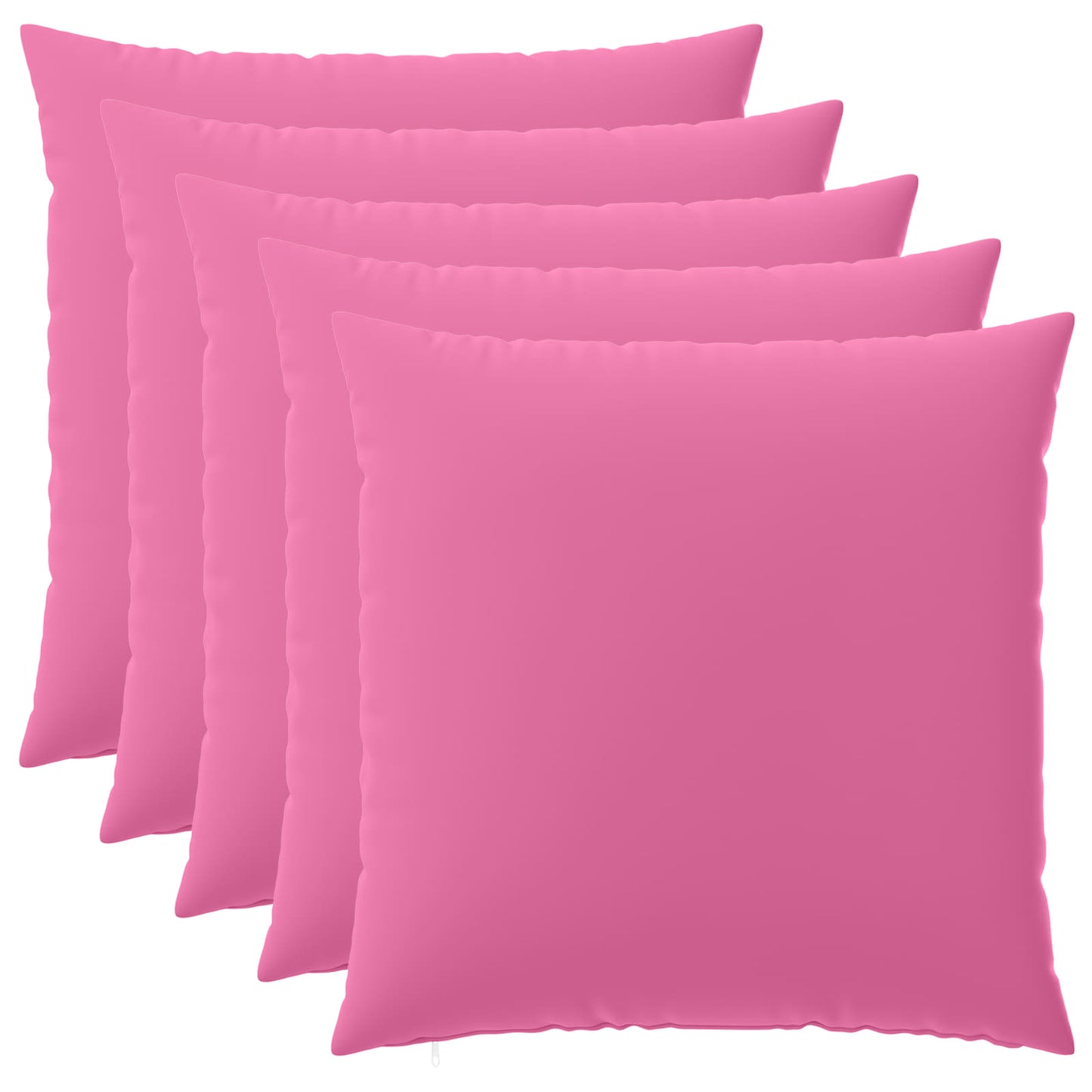 Pudebetræk 6 pcs HEERLEN Lyserød 80 x 80 cm Polyester