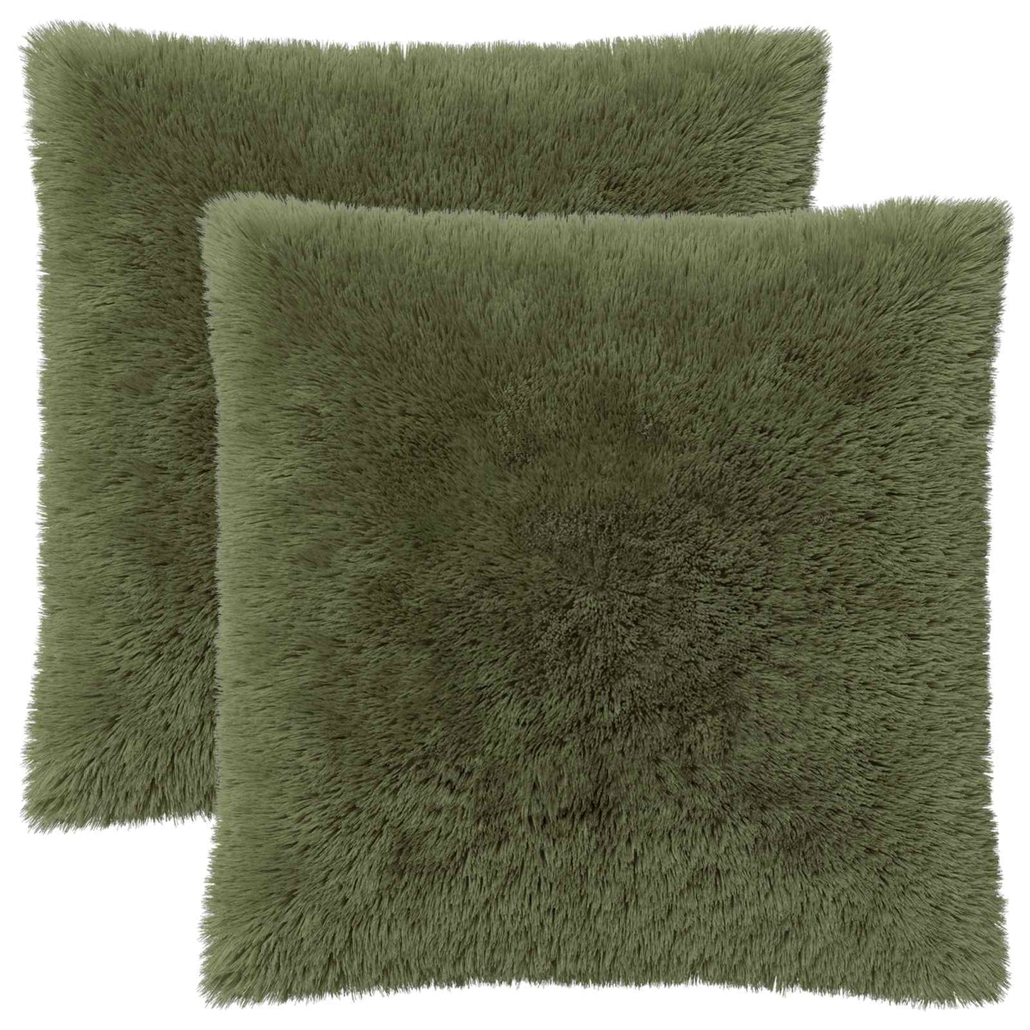 Pudebetræk 2 pcs HEERLEN Grøn 80 x 80 cm PV Fleece