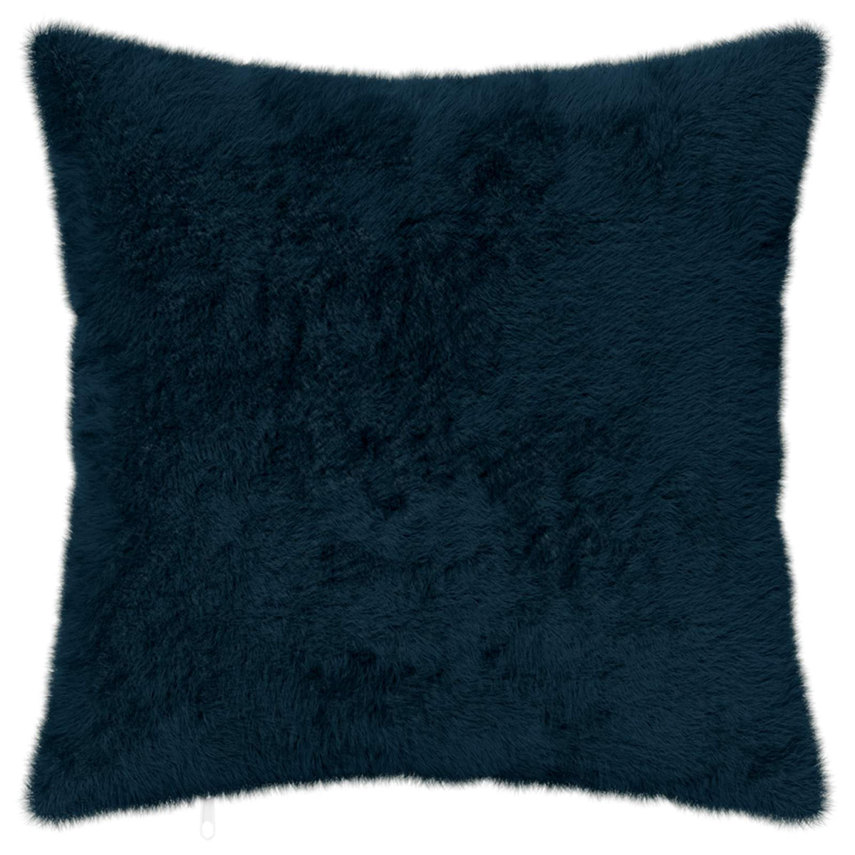 Pudebetræk 6 stk. HEERLEN Mørkeblå 80 x 80 cm Faux Kanin Pels