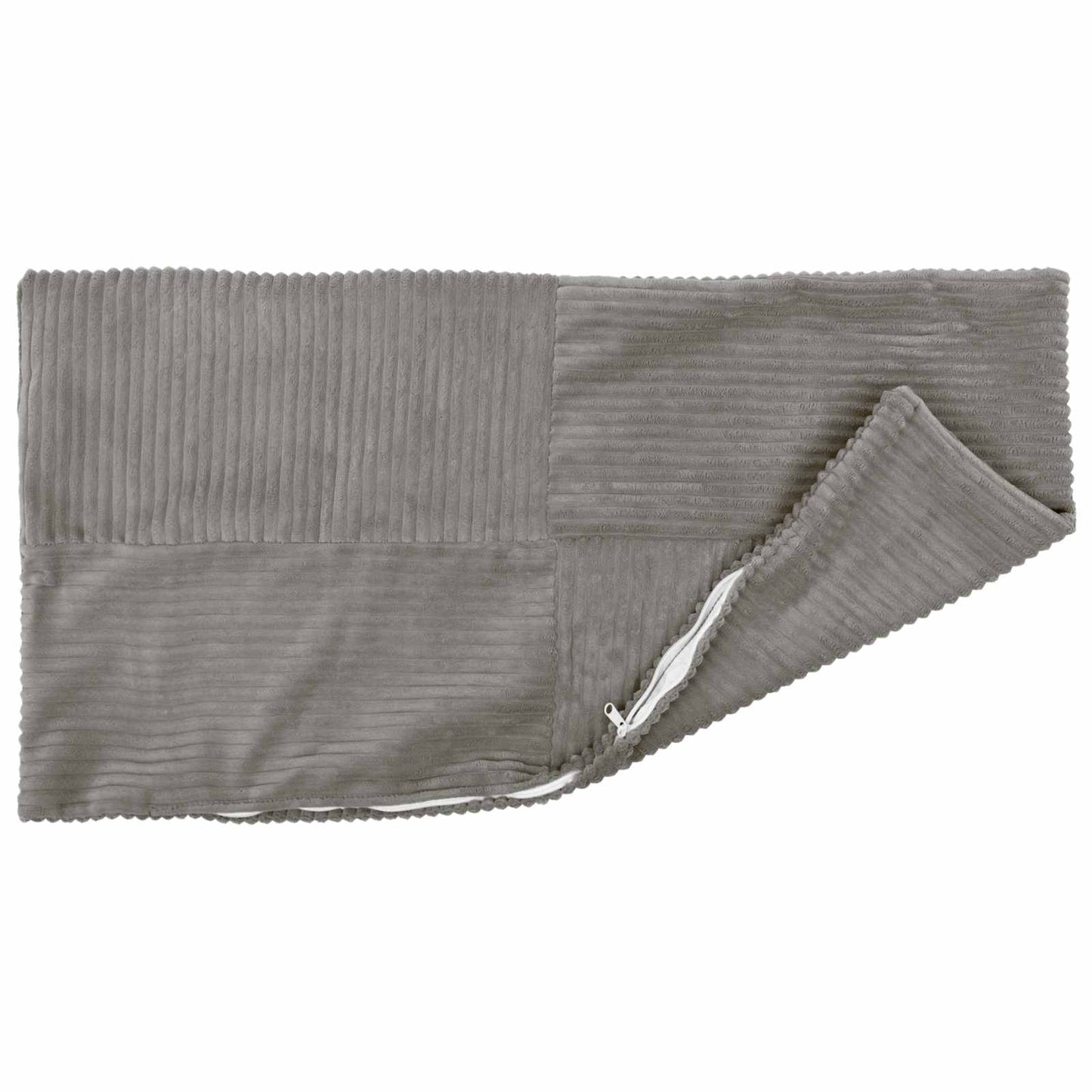 Pudebetræk 6 pcs ALMELO Lysegrå 30 x 50 cm cordfløjl