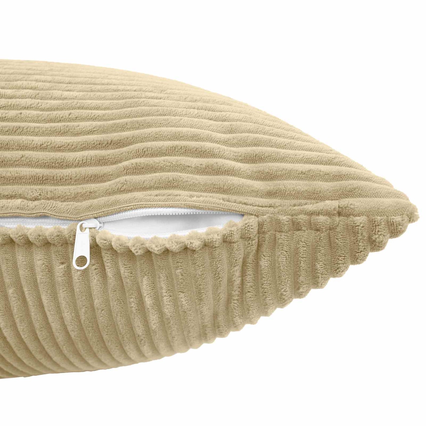 Pudebetræk 2 pcs ALMELO Grågrøn 30 x 50 cm cordfløjl